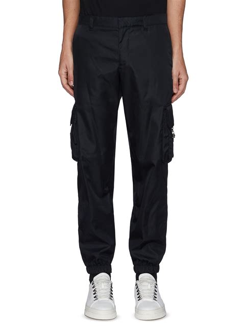 prada men's technical pants|Prada slim fit pants.